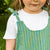 Dungarees - Green Stripe