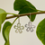 Silver Snowflake Earrings