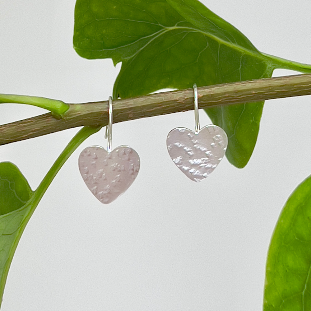 Silver Heart Earrings