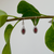 Garnet & Silver Earrings