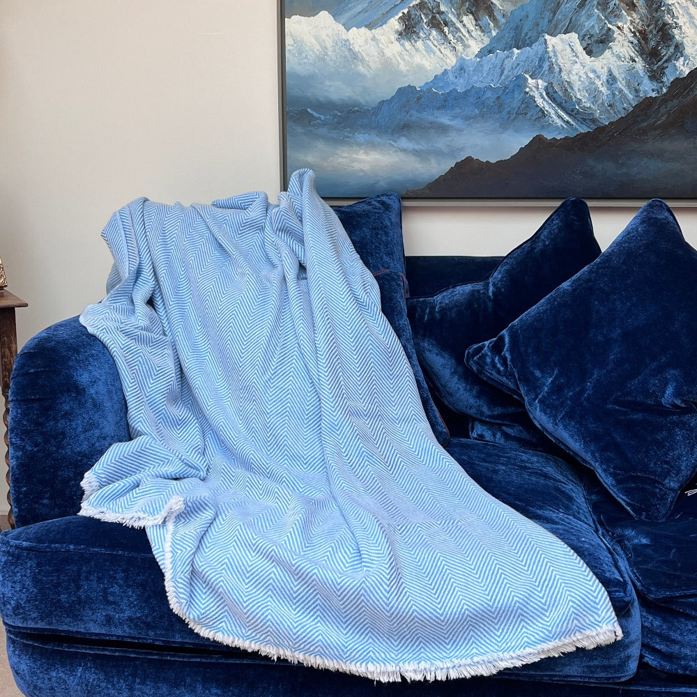 Cashmere Wool Throw