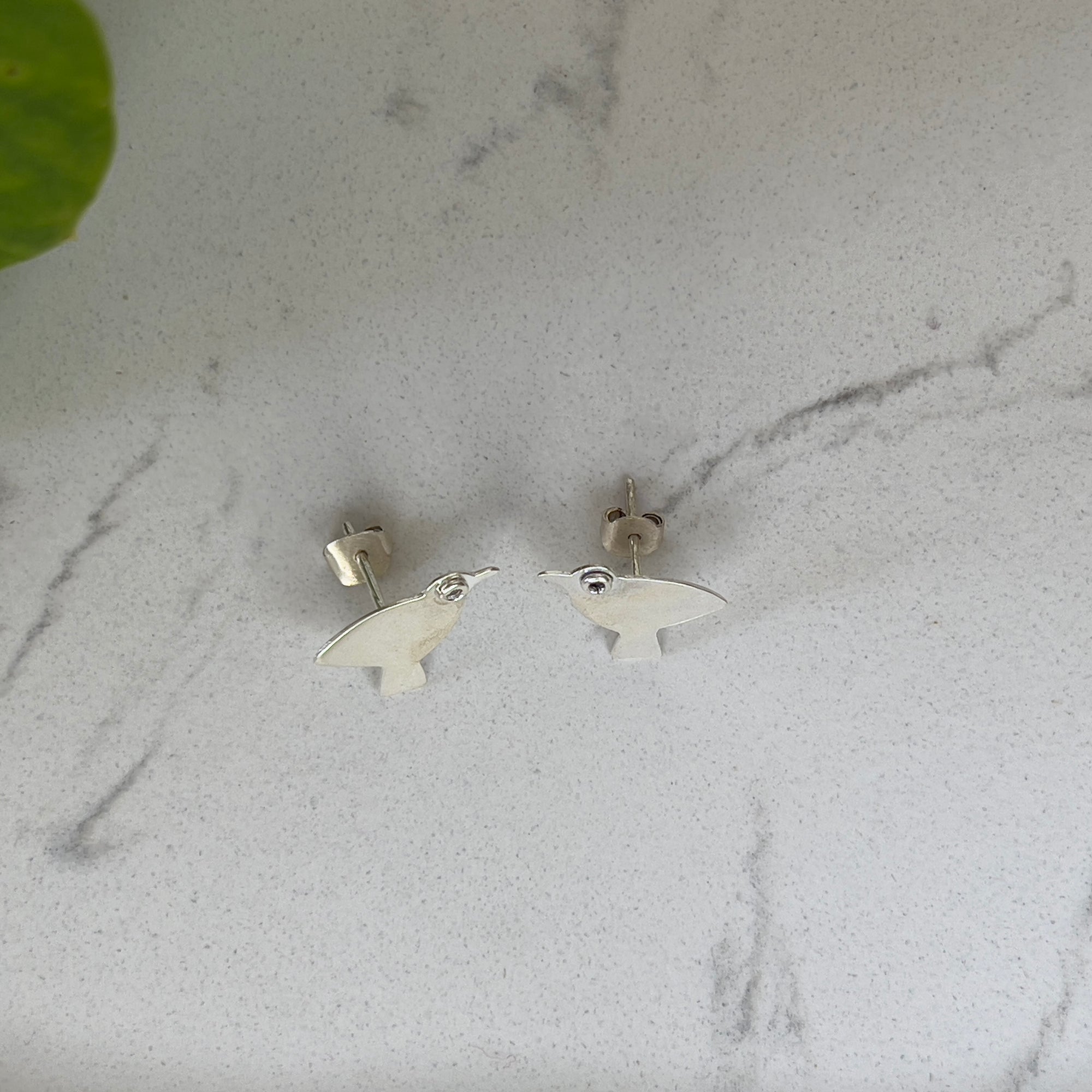 Silver 'Bird' Earrings