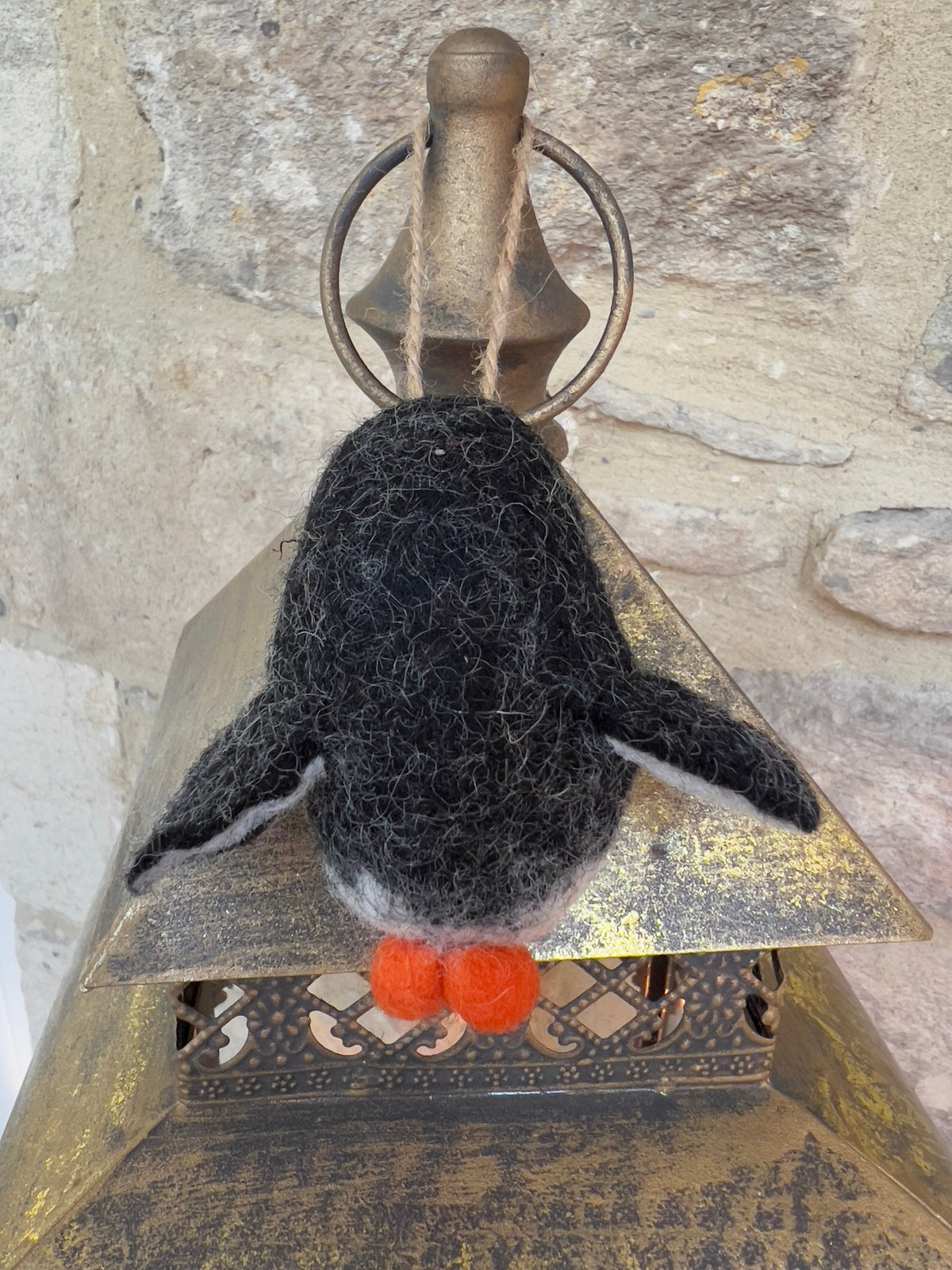 Handcrafted Felted Wool Penguin