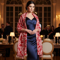 Cashmere Pashmina - Statement Red