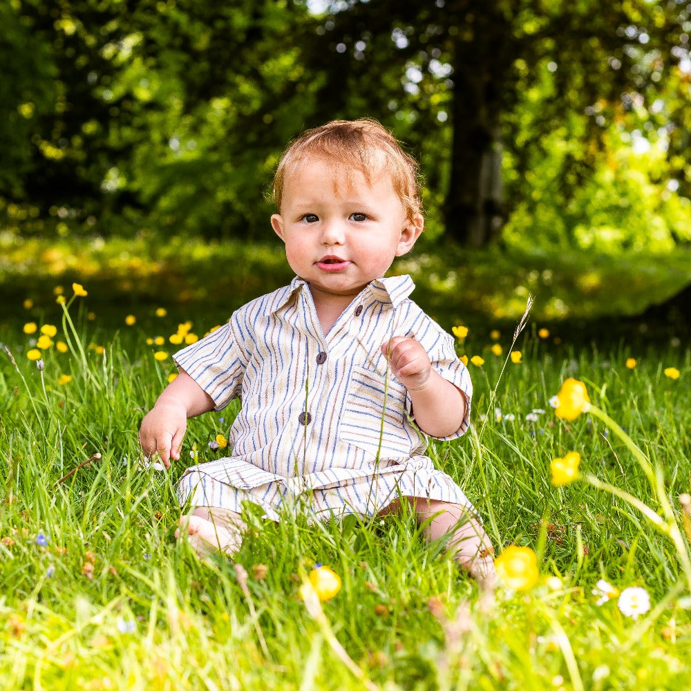 Unisex Cotton Shorts and Shirt Set 