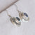 Douée -  Silver & Aqua Marine Earrings