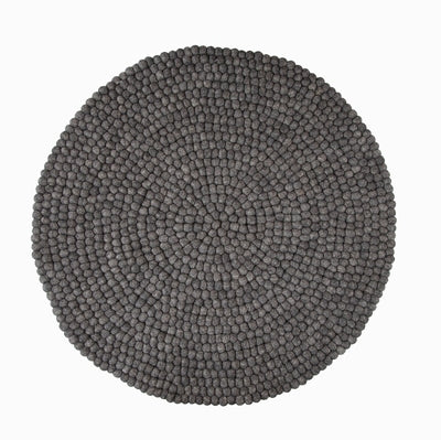 Douée -  Pure New Zealand Felted Wool Rug - Grey