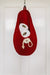 Douée -  Pure Wool Felted Hanging Storage - Red