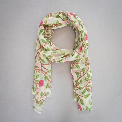 Douée -  Cashmere Printed Pashmina - Cherry Blossom