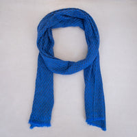 Cashmere Scarf - Royal Blue