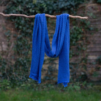 Cashmere Scarf - Royal Blue
