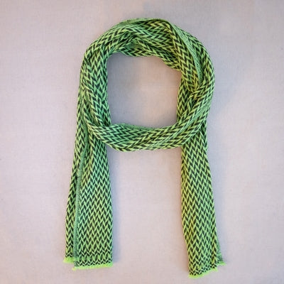 Lime green cashmere scarf discount