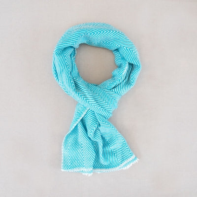 Douée -  Cashmere Scarf - Turquoise
