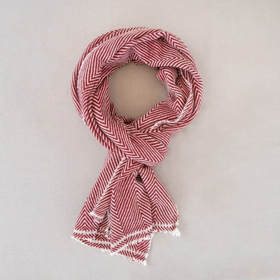 Douée -  Cashmere Scarf (Large) - Ruby