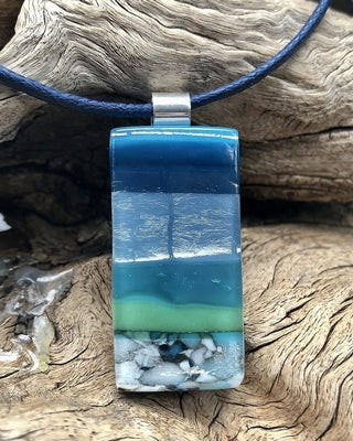 Douée -  Seascape Glass Pendant