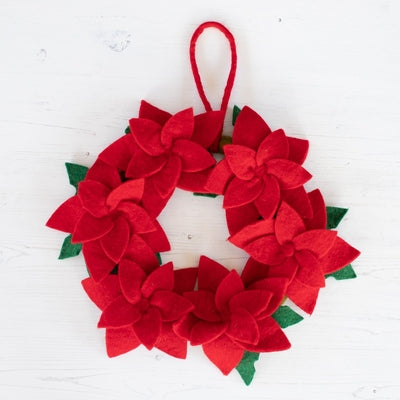 Douée -  &#39;Poinsettia&#39; Wreath