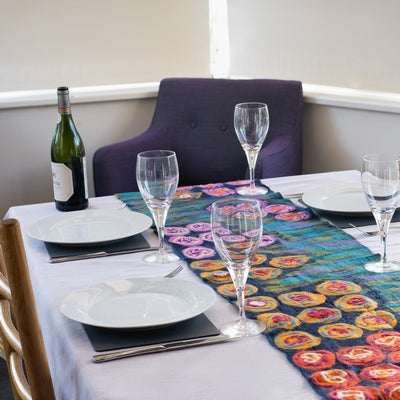 Douée -  Merino Wool Scarf - Floral