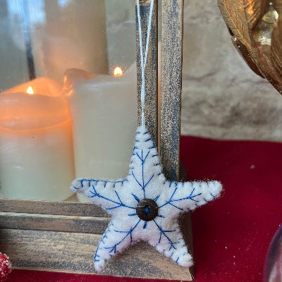 Handcrafted Felted Wool 'Scandi' Star