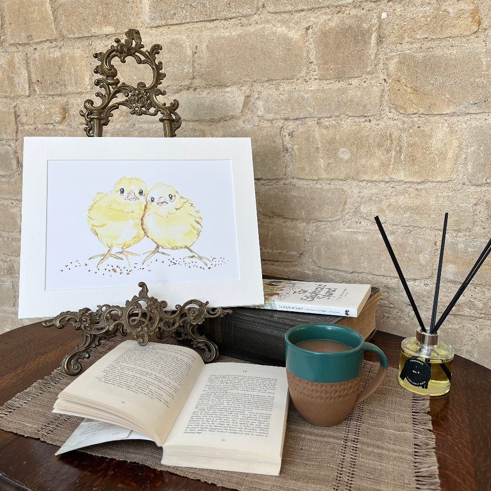 Limited Edition Mounted Print &#39;Cheek to Cheek&#39; - by Linda Beazley