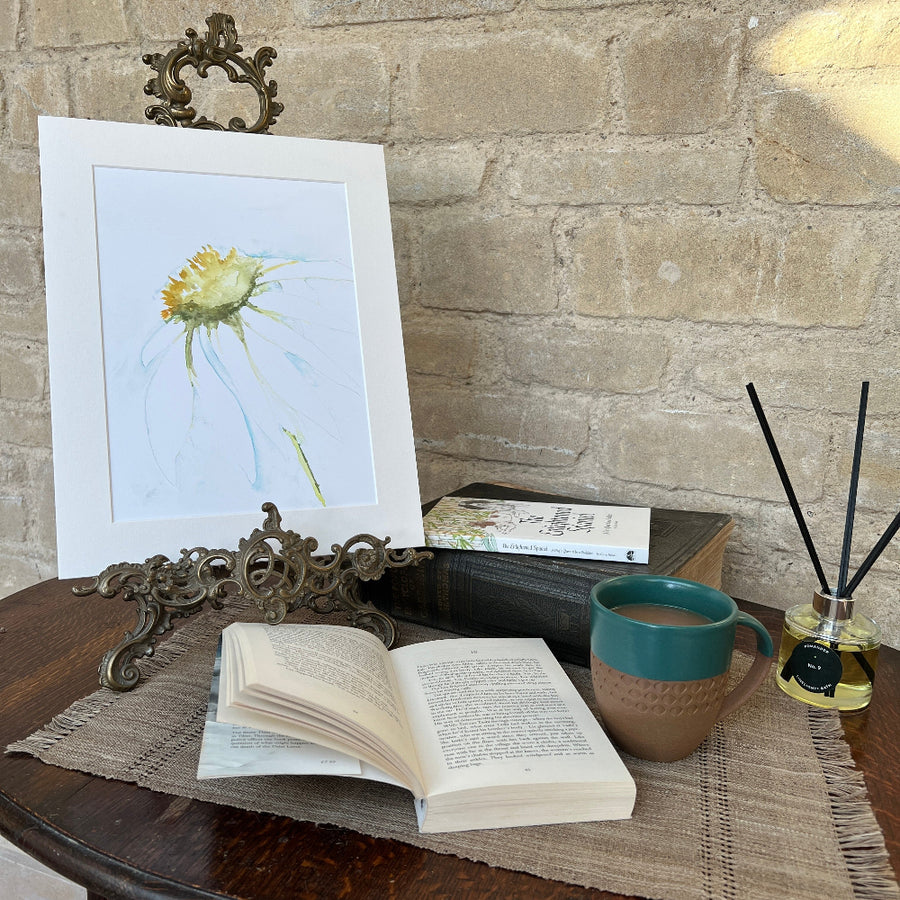 Limited Edition Mounted Print 'Daisy' - by Linda Beazley