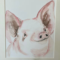 'Sow in Love with You' - Limited Number Mounted Print by Linda Beazley