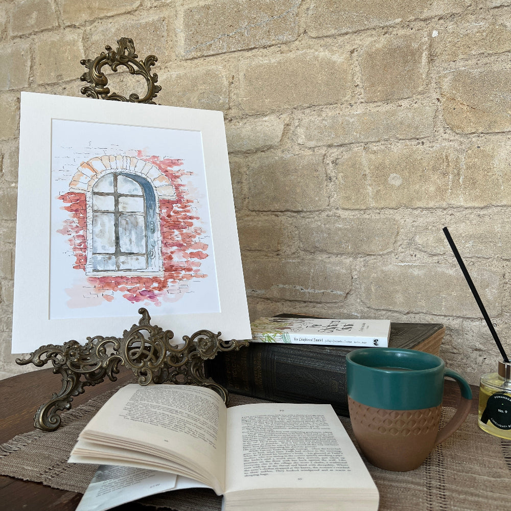 Limited Edition Mounted Print &#39;Through a Santa Fé Window&#39; - by Linda Beazley