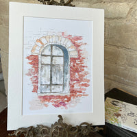 'Through a Santa Fé Window' - Limited Edition Mounted Print by Linda Beazley